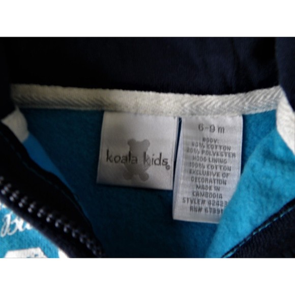 Koala Kids Hoodie Sport Jacket with Zipper Northern Exposure 6-9 Month NWT - Picture 7 of 16